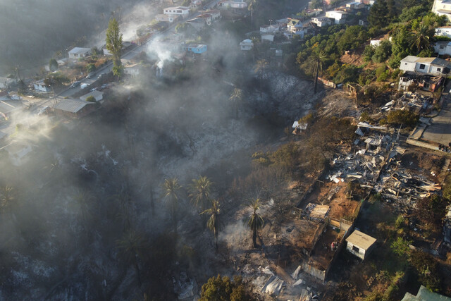 Onemi informa que incendio forestal en Viña del Mar se encuentra «controlado»