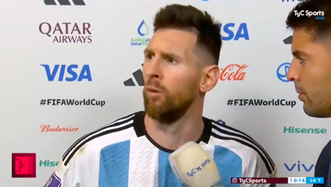 «¿Qué mirás, bobo? Andá para allá»: la bronca de Messi tras triunfo de Argentina en Qatar 2022