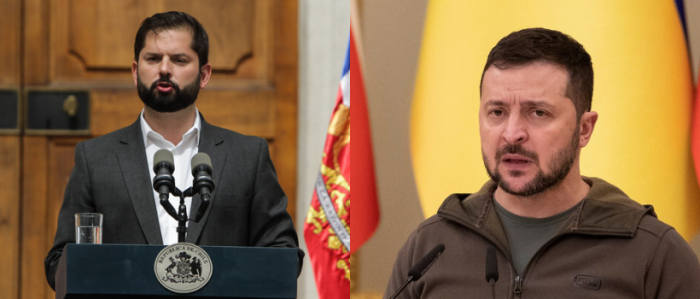 Presidente Boric dialogará con Volodímir Zelenski el lunes