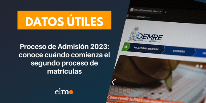 Proceso de Admisión 2023: conoce cuándo comienza el segundo proceso de matrículas