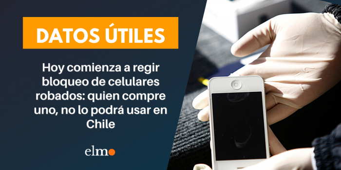 Hoy comienza a regir bloqueo de celulares robados: quien compre uno, no lo podrá usar en Chile