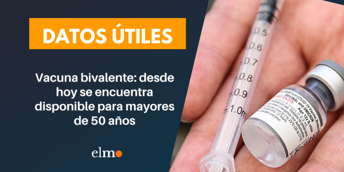 Vacuna bivalente: desde hoy se encuentra disponible para mayores de 50 años