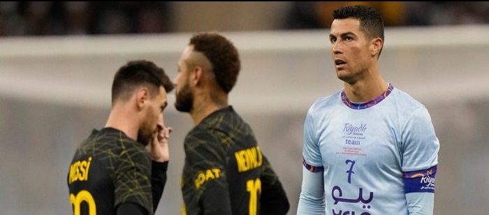 PSG venció 5-4 al Riyadh Season pese a doblete de Cristiano Ronaldo