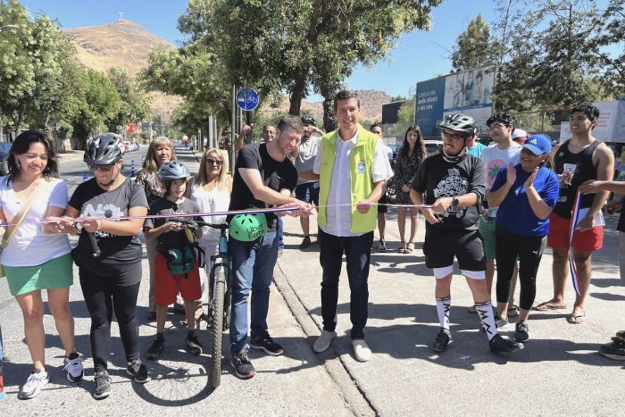 Se inaugura la primera ciclovía construida 100 por ciento con fondos de donaciones