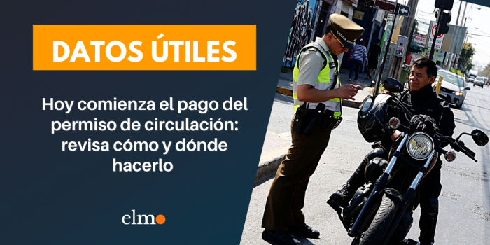 Hoy comienza el pago del permiso de circulación: revisa cómo y dónde hacerlo