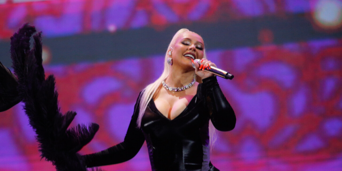 Christina Aguilera sorprendió a Viña 2023 con el debut de “Lady Marmalade”