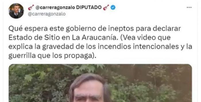 Corma desmiente video que compartió De la Carrera: se trata de una “fake news”