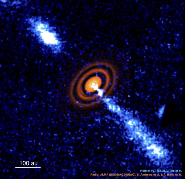 Astrónomos convierten en sonido datos de zona de formación de planetas estudiada con observatorio ALMA