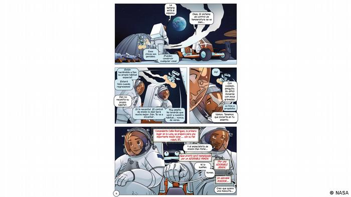 “La primera mujer” en viajar a la Luna… en cómic