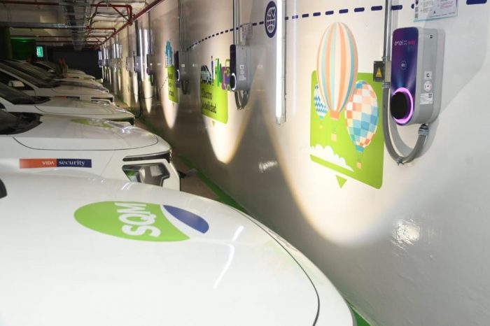 Inauguran el centro de carga pública para autos eléctricos más grande de América Latina