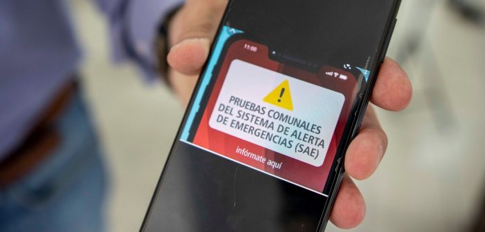 Senapred realizará prueba del Sistema de Alerta de Emergencia (SAE) este jueves en Peñalolén