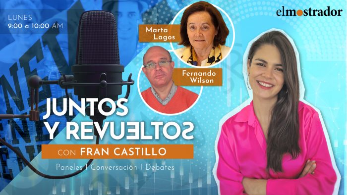 En vivo: Marta Lagos, fundadora de MORI y Fernando Wilson, analista político sobre proceso constituyente, seguridad y más en Juntos y Revueltos con Fran Castillo