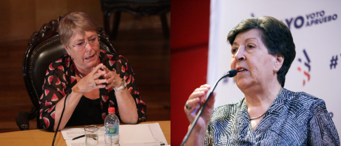 Expresidenta Bachelet entrega apoyo a Carmen Frei de cara al Consejo Constitucional