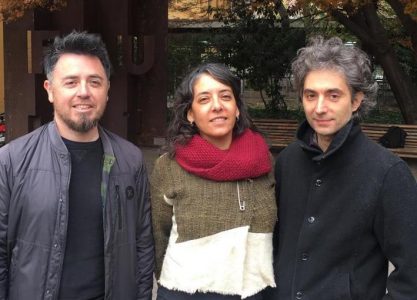 Paola Velásquez, Alexis Vázquez y Emanuel Giannotti