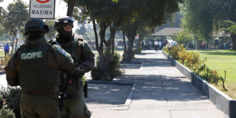 Personal del GOPE se moviliza a cercanía de fundación Paz Ciudadana por artefacto explosivo