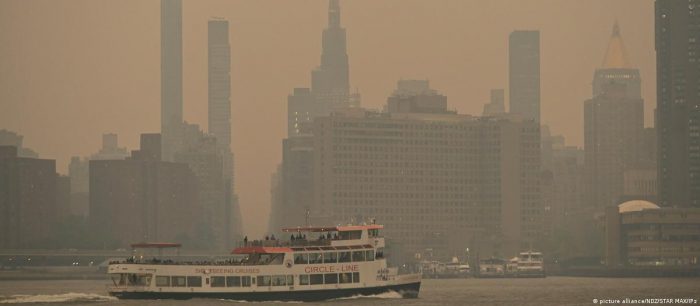 Incendios de Canadá entorpecen calidad del aire en Nueva York: suspenden actividades al aire libre