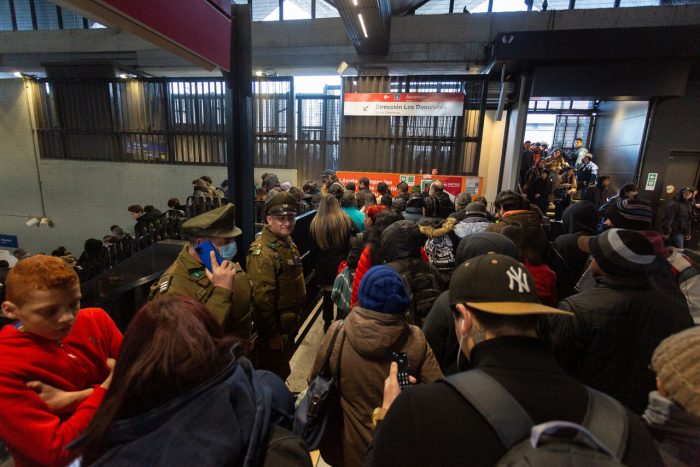 Metro de Santiago informa que Línea 5 vuelve a estar operativa tras emergencia