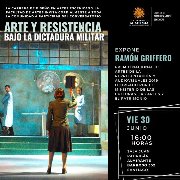 Conversatorio con Premio Nacional de Arte Ramón Griffero