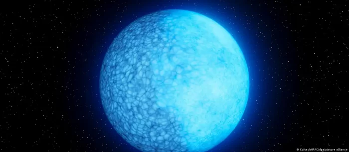 Extraña estrella de dos caras sería diferente en cada lado