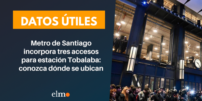 Metro de Santiago incorpora tres accesos para estación Tobalaba: conozca dónde se ubican