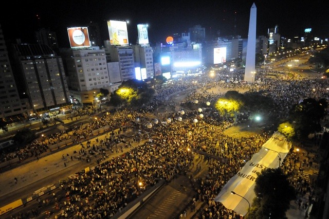Muere un hombre durante una manifestación en Buenos Aires