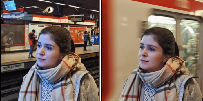 Video de diputada republicana en el Metro de Santiago genera debate en redes sociales