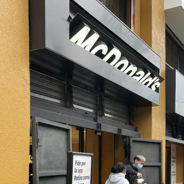 McDonald’s en la zona cero de Santiago