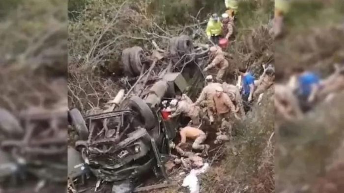 Cuatro soldados del Ejército argentino murieron en accidente de tránsito en San Martín de Los Andes