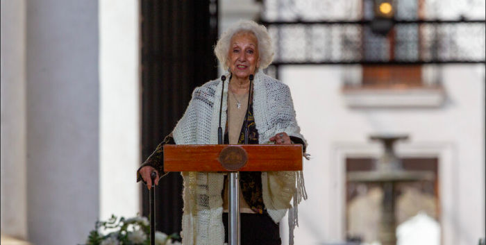 Estela de Carlotto a 50 años del Golpe en Chile: “Hay palabras eternas; memoria, verdad y justicia”