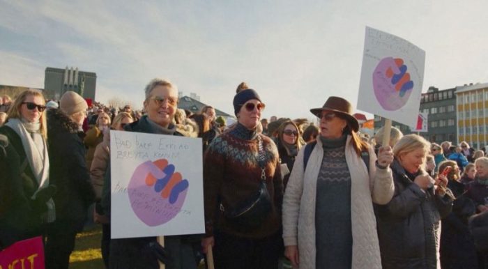 La masiva huelga de un día con que las mujeres de Islandia protestaron por la brecha salarial