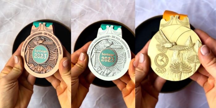 ¡Así se ven! Mira el unboxing de  las medallas de los Panamericanos 2023