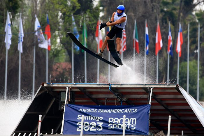 Emile Ritter se impone en esquí náutico y le entrega segundo oro a Chile en Santiago 2023