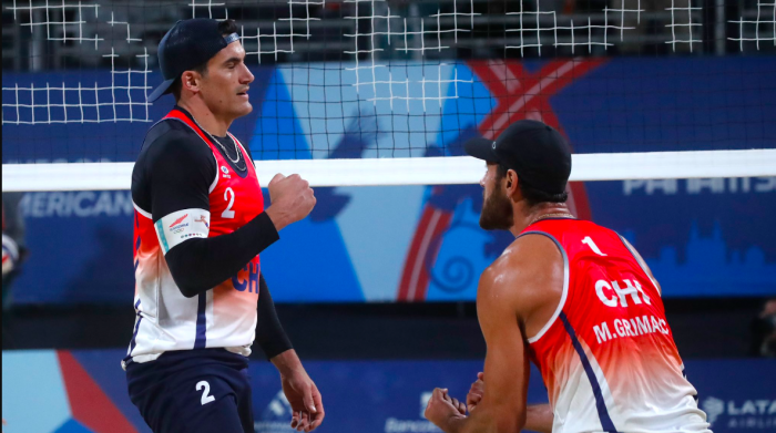 Los Grimalt dan cátedra de voleibol playa y avanzan hacia el oro en Santiago 2023