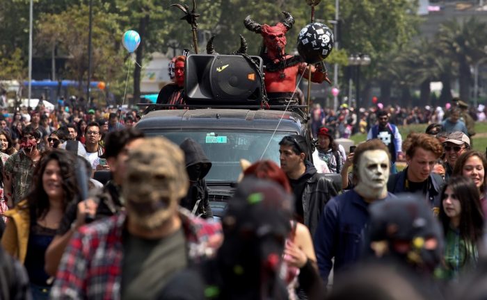 Zombiewalk 2023 en Santiago
