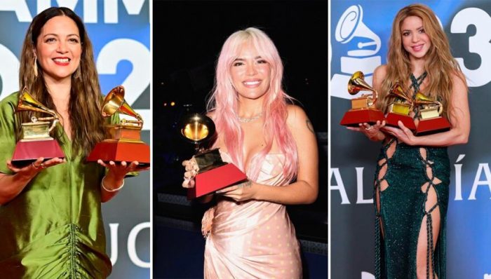 Una noche liderada por ellas: mujeres triunfan en los Latin Grammy 2023