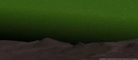 Detectan por primera vez extraño resplandor verde en Marte