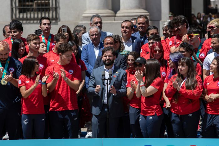 Presidente Boric destacó a los miembros del Team Chile: “Ustedes lograron unir a un país”