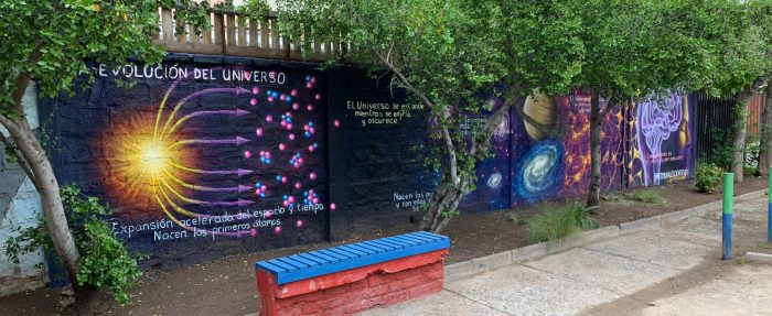 MAS crea cuatro murales astronómicos que conectan la ciencia con la comunidad