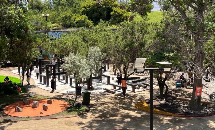 Inauguran Parkour Park y un Pumptrack en el Parque Los Silos