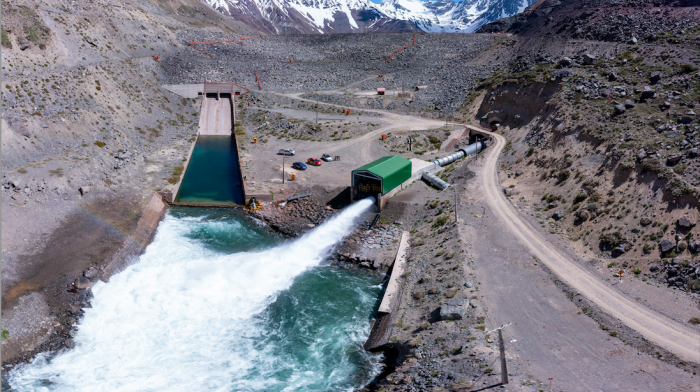 Así fue el exitoso simulacro de descarga preventiva del Embalse El Yeso