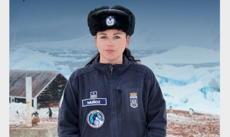 Francisca Muñoz, la primera mujer en la historia que asume el mando de una base antártica chilena