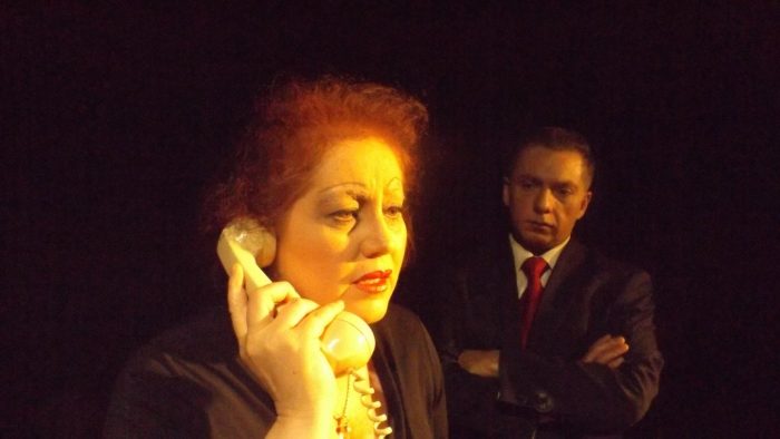 Obra “Piaf en Rose, Edith Piaf y Marcel Cerdán en un himno al amor”