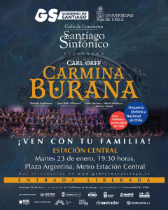 Cortes de calles y recomendaciones para el concierto de “Carmina Burana” en Estación Central
