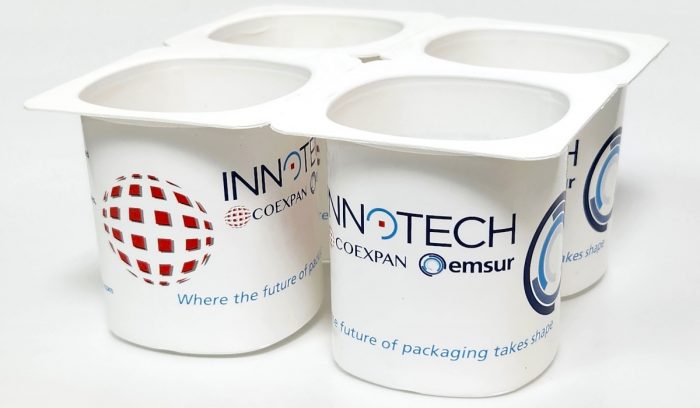 Pote de yogur de material plástico reciclado obtiene primer lugar del Packaging Innovation Award