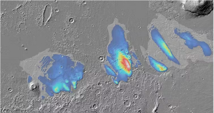 La Mars Express (ESA) descubre agua helada en el ecuador de Marte