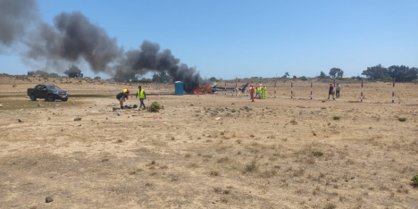 Funcionaria de la PDI falleció tras caída de Helicóptero en aeródromo de Pichidangui en Los Vilos