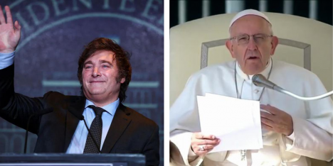 Milei deja atrás sus polémicas con el papa y le invita a visitar Argentina