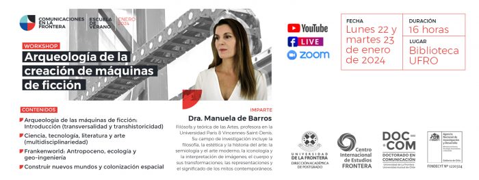 Conferencia Arqueologías de creación de las máquinas de ficción