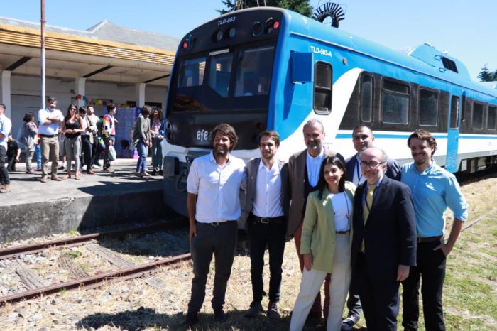 Trenes para Chile: realizan el primer recorrido demostrativo en la Región de Los Lagos