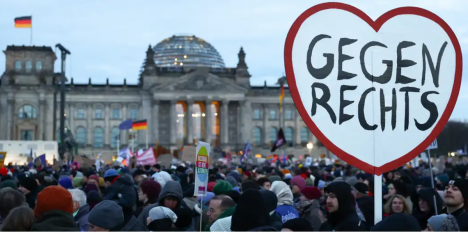 Miles de personas protestan en Alemania contra la ultraderecha